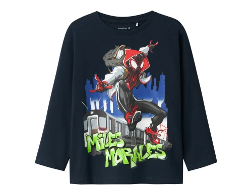 Name It dark sapphire Spiderman top